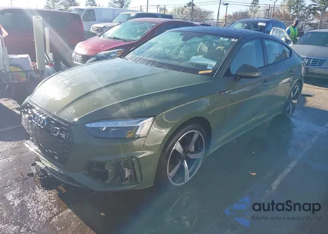 2025 Audi A5 Sportback Premium Plus 45 Tfsi S Line Quattro S Tronic из США, поврежденный, VIN WAUFACF50SA012221